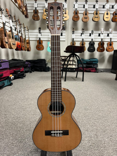 KALA KA-SCAC-T8 Solid Cedar Top Acacia 8 String Tenor Ukulele