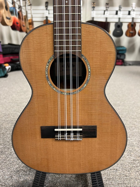 KALA KA-SCAC-T8 Solid Cedar Top Acacia 8 String Tenor Ukulele