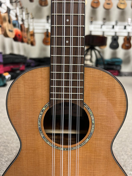 KALA KA-SCAC-T8 Solid Cedar Top Acacia 8 String Tenor Ukulele