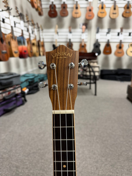 LANIKAI ACST-CET Acacia Electric Tenor Ukulele w/Case - Solid Top - Fishman Pickup