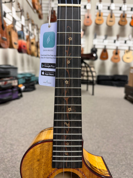 Enya EUC-MG6 Solid Mango Concert Ukulele w/Case