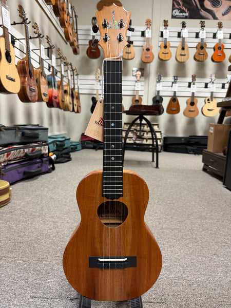 KoAloha KTM-10 Solid Koa Pikake Tenor Ukulele w/Case #1 - Made In Hawaii - Satin Finish
