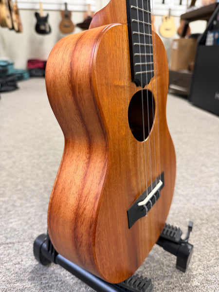 KoAloha KTM-10 Solid Koa Pikake Tenor Ukulele w/Case #1 - Made In Hawaii - Satin Finish