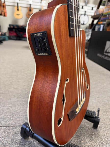 KALA Journeyman Acoustic-Electric U-Bass w/Case - UBASS