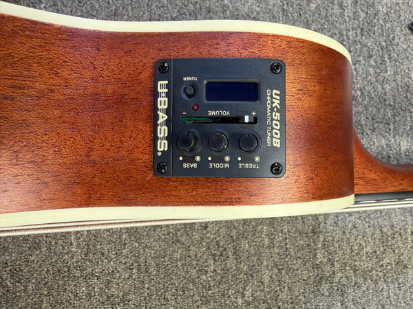 KALA Journeyman Acoustic-Electric U-Bass w/Case - UBASS