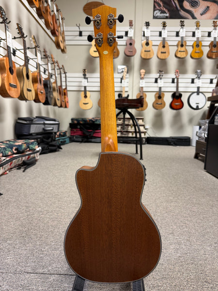 Ohana TK-35CE Solid Mahogany Electric Tenor Ukulele