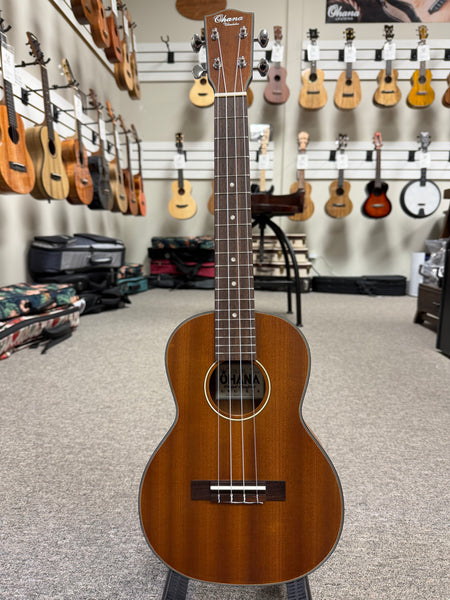 OHANA TK-14E Mahogany Electric Tenor Ukulele