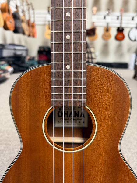 OHANA TK-14E Mahogany Electric Tenor Ukulele