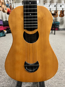 Folkcraft Druid Moon Solid Spruce/Koa Tenor Ukulele w/Case - Pre Loved