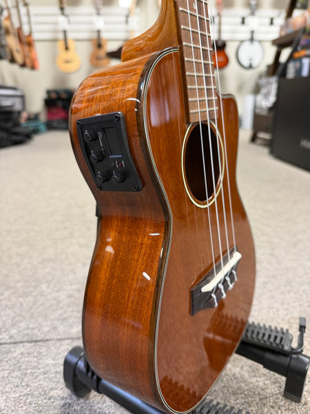 Ohana CK-35GCE Solid Mahogany Concert Electric Ukulele w/Cutaway