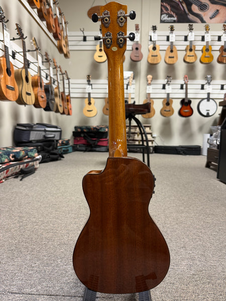 Ohana CK-35GCE Solid Mahogany Concert Electric Ukulele w/Cutaway