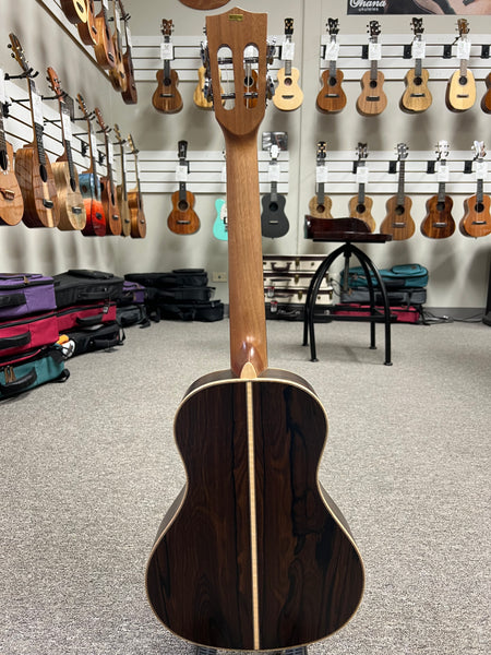 KALA KA-ASZCT-ST Solid Spruce/Ziricote Tenor XL Ukulele - Super Tenor