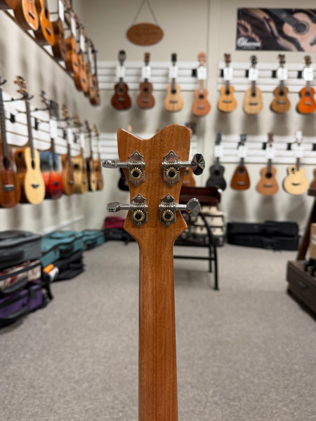 Makaio MSMB-10E Spalted Mango Baritone Electric Ukulele w/Case