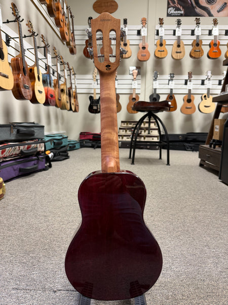 Flight TPP Solid Mahogany Iris Tinta Concert Ukulele w/Case - Transparent Purple