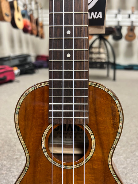OHANA SK-270M Solid Acacia Super Soprano Ukulele - Soprano Long Neck