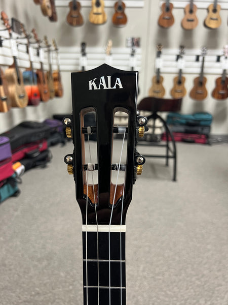 KALA KA-CT-SA-BG Solid Acacia Baritone Ukulele w/Case - Contour Series