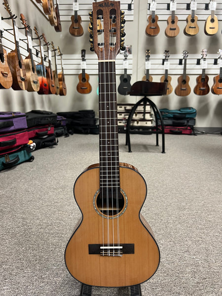 KALA KA-SCAC-T6 Six String Tenor Ukulele - Solid Cedar/Acacia