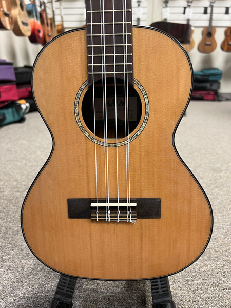 KALA KA-SCAC-T6 Six String Tenor Ukulele - Solid Cedar/Acacia