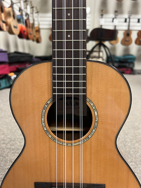 KALA KA-SCAC-T6 Six String Tenor Ukulele - Solid Cedar/Acacia