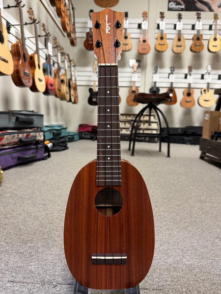 Kamaka HP-1 Solid Koa Pineapple Soprano Ukulele w/Case - Made in Hawaii
