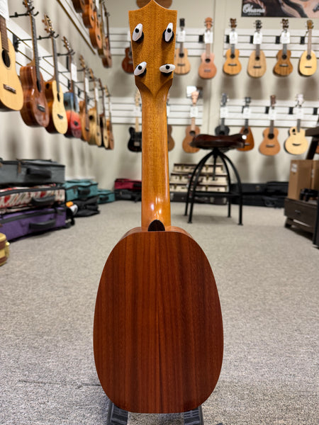 Kamaka HP-1 Solid Koa Pineapple Soprano Ukulele w/Case - Made in Hawaii