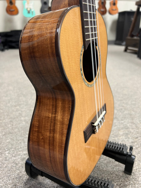 KALA KA-SCAC-T5 Five String Tenor Ukulele - Solid Cedar/Acacia