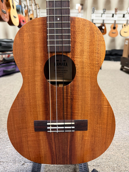 Kamaka HF-4 Solid Koa Baritone Ukulele w/Case - Made in Hawaii !!