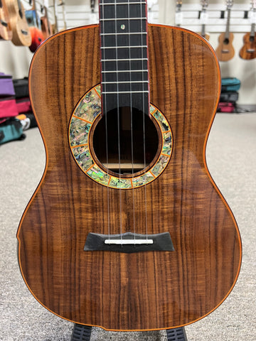 SNAIL S-60B Solid Acacia Baritone Ukulele w/Case #2 - Comfort Armrest