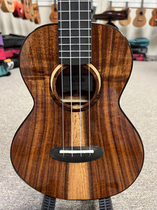 KALA KA-CT-SA-TG Solid Acacia Tenor Ukulele W/Case - Contour Series