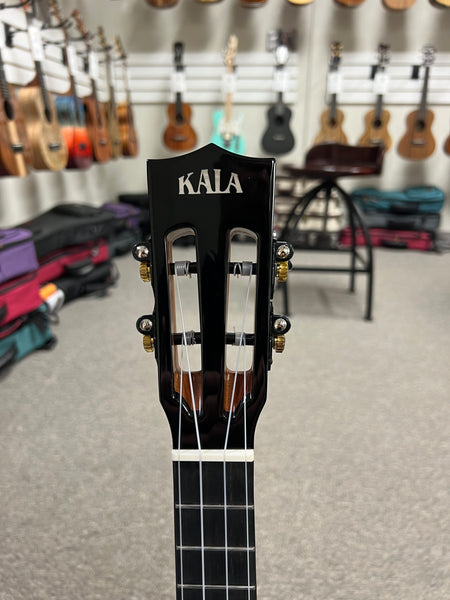 KALA KA-CT-SA-TG Solid Acacia Tenor Ukulele W/Case - Contour Series