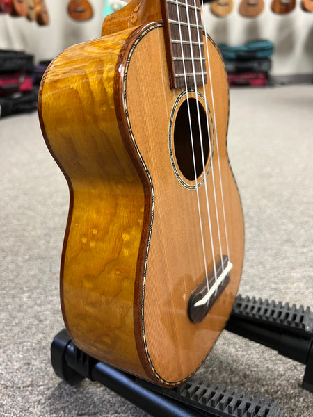 OHANA SK-50WG Soprano Ukulele - Solid Cedar/Willow Wood