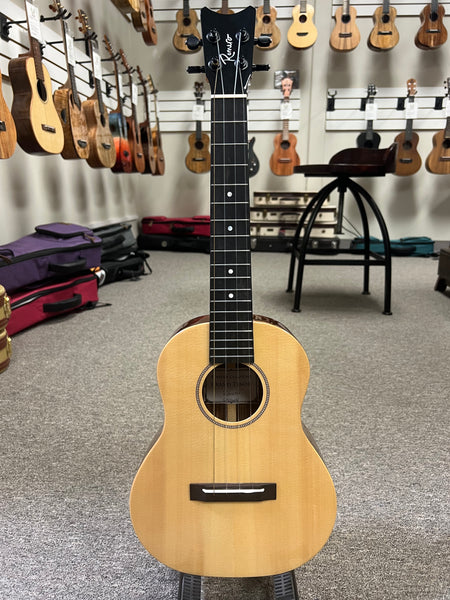 Romero Creations Solid Spruce/Pau Ferro Vibrante Grand Tenor Ukulele w/Case - GT-V-SP