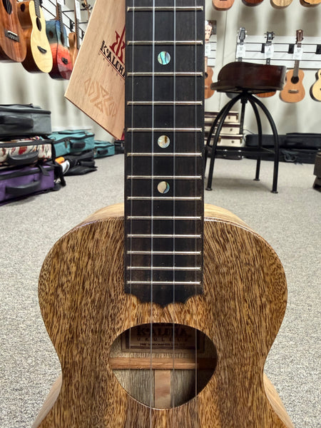 KoAloha KCM-10MG Solid Mango Pikake Concert Ukulele w/Case - Made in Hawaii