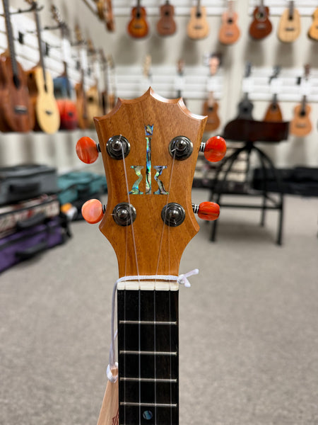 KoAloha KCM-10MG Solid Mango Pikake Concert Ukulele w/Case - Made in Hawaii