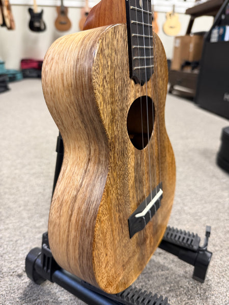 KoAloha KCM-10MG Solid Mango Pikake Concert Ukulele w/Case - Made in Hawaii