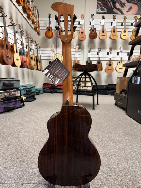 KALA KA-CT-SSRW-TG Solid Spruce/Rosewood Tenor Ukulele w/Case - Contour Series