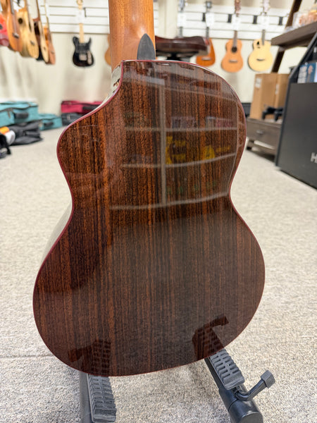 KALA KA-CT-SSRW-TG Solid Spruce/Rosewood Tenor Ukulele w/Case - Contour Series