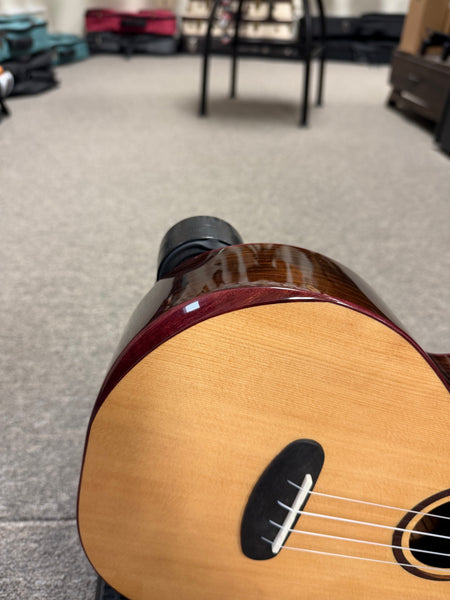 KALA KA-CT-SSRW-TG Solid Spruce/Rosewood Tenor Ukulele w/Case - Contour Series