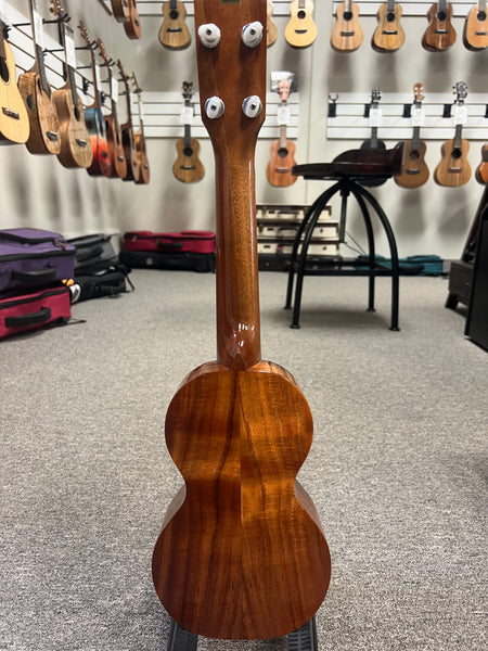 KALA KA-F8 Pan Pacific Solid Koa Figure 8 Soprano Ukulele w/Case