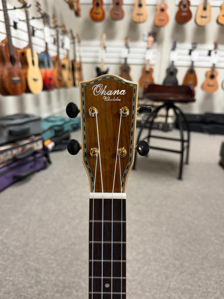 Ohana TK-42 Solid Sinker Redwood/Rosewood Tenor Ukulele - Limited Edition