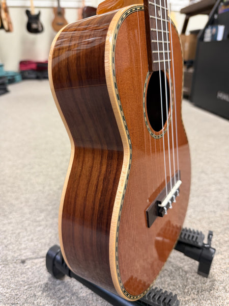 Ohana TK-42 Solid Sinker Redwood/Rosewood Tenor Ukulele - Limited Edition