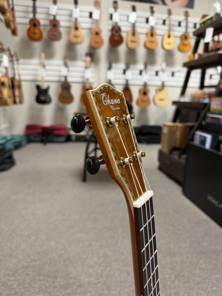 Ohana TK-42 Solid Sinker Redwood/Rosewood Tenor Ukulele - Limited Edition