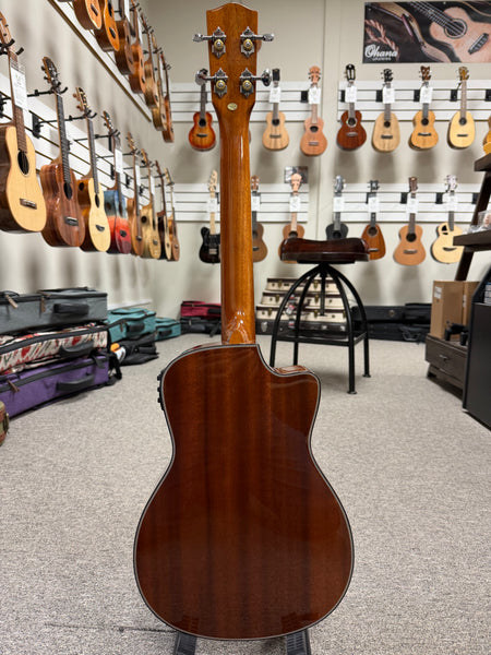 Ohana BK-35GCE-LH Lefty Solid Mahogany Electric Baritone Ukulele -  Left Handed