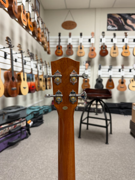 Ohana BK-35GCE-LH Lefty Solid Mahogany Electric Baritone Ukulele -  Left Handed