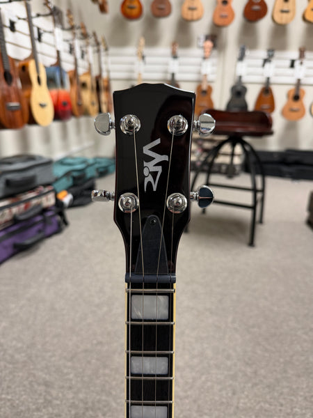 Risa UKE-LP432-CS Tenor Les Paul Style Solid Body Electric Ukulele w/Bag - Cherry Sunburst