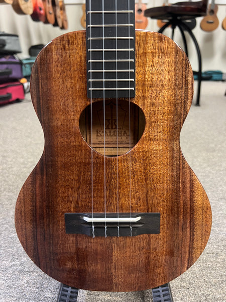 KoAloha KTMS-00 Slimline Solid Koa Tenor Ukulele w/Case #2 - Made in Hawaii !!