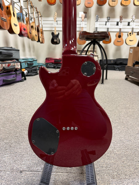 Risa UKE-LP432-CS Tenor Les Paul Style Solid Body Electric Ukulele w/Bag - Cherry Sunburst