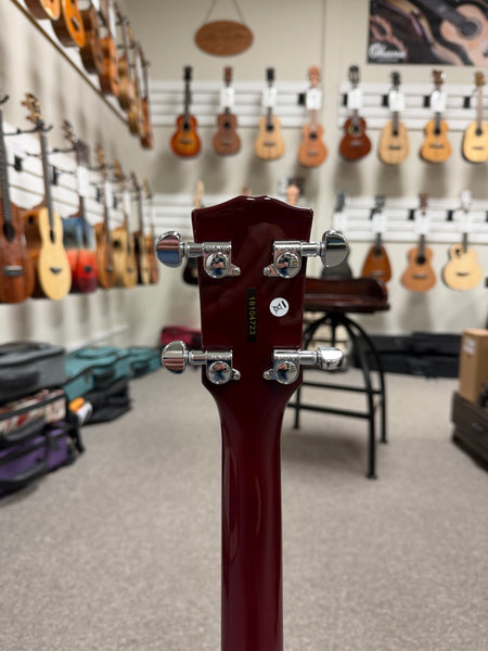Risa UKE-LP432-CS Tenor Les Paul Style Solid Body Electric Ukulele w/Bag - Cherry Sunburst