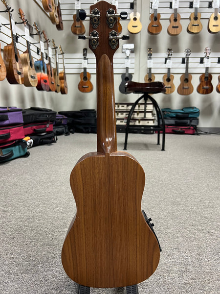 Folkcraft Druid Moon Solid Butternut/Black Walnut Concert Ukulele - Pre Loved