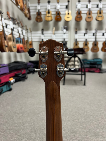 Folkcraft Druid Moon Solid Butternut/Black Walnut Concert Ukulele - Pre Loved